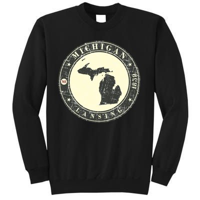 Michigan Lansing Retro Sweatshirt