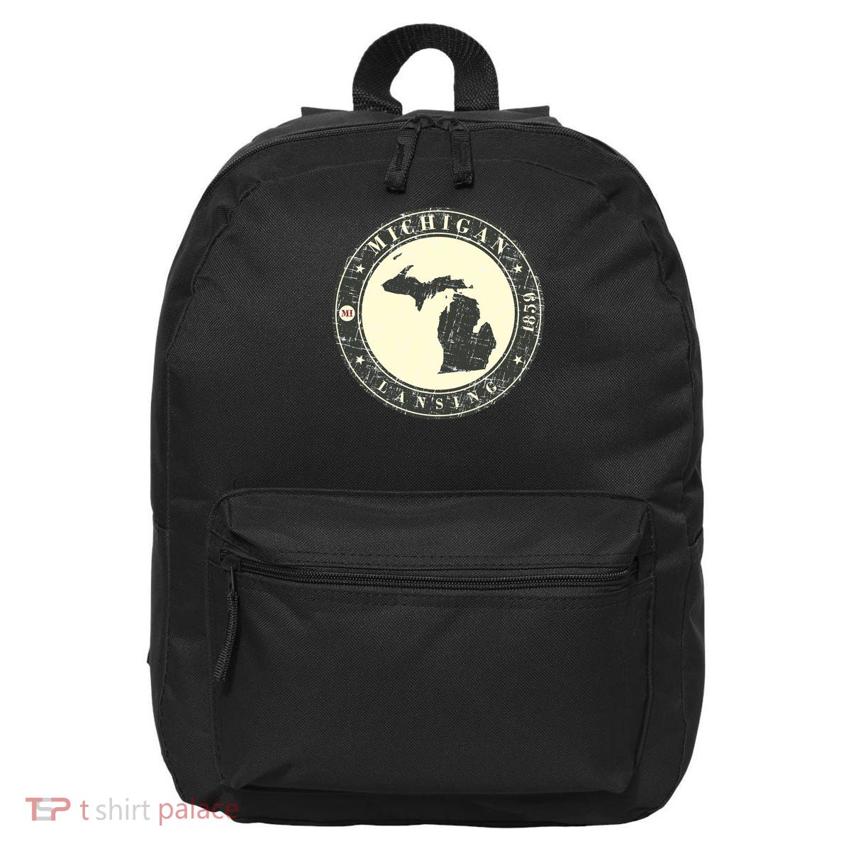 Michigan Lansing Retro 16 in Basic Backpack