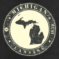 Michigan Lansing Retro Hat