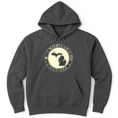 Michigan Lansing Retro Hoodie