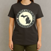 Michigan Lansing Retro T-Shirt