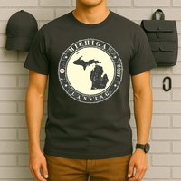 Michigan Lansing Retro T-Shirt