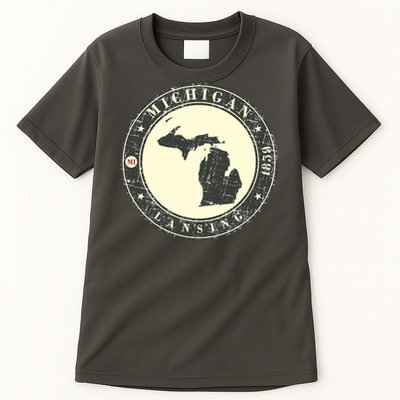 Michigan Lansing Retro Tall T-Shirt