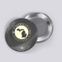 Michigan Lansing Retro Button