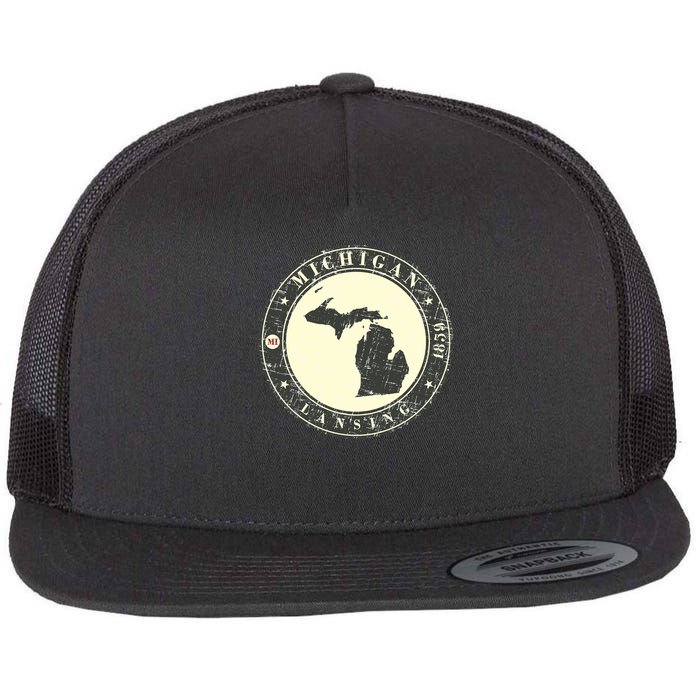 Michigan Lansing Retro Flatbill Hat