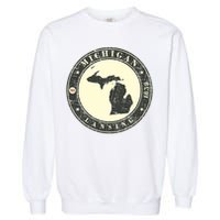 Michigan Lansing Retro Garment-Dyed Sweatshirt