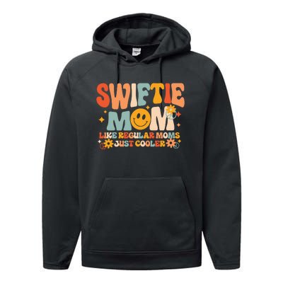 Mom Like Regular Mom Just Cooler Performance Fleece Hoodie