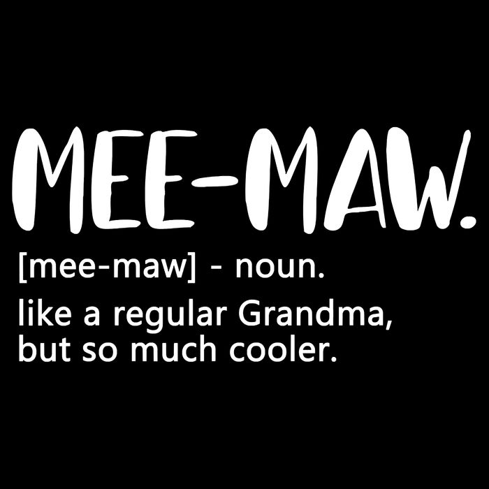 MeeMaw Like Regular Grandma But Cooler Mothers Day MeeMaw Cropped Pullover Crew