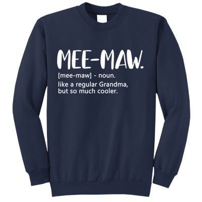 MeeMaw Like Regular Grandma But Cooler Mothers Day MeeMaw Sweatshirt
