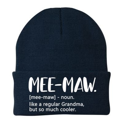 MeeMaw Like Regular Grandma But Cooler Mothers Day MeeMaw Beanie
