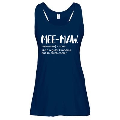 MeeMaw Like Regular Grandma But Cooler Mothers Day MeeMaw Ladies Essential Flowy Tank