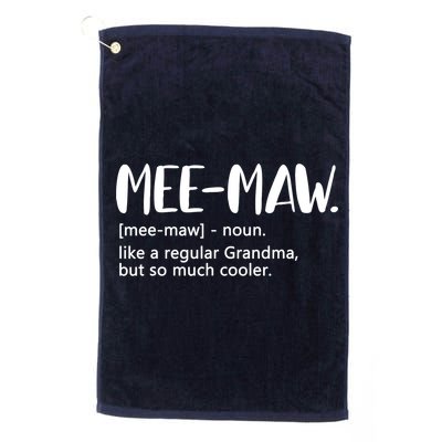 MeeMaw Like Regular Grandma But Cooler Mothers Day MeeMaw Golf Towel