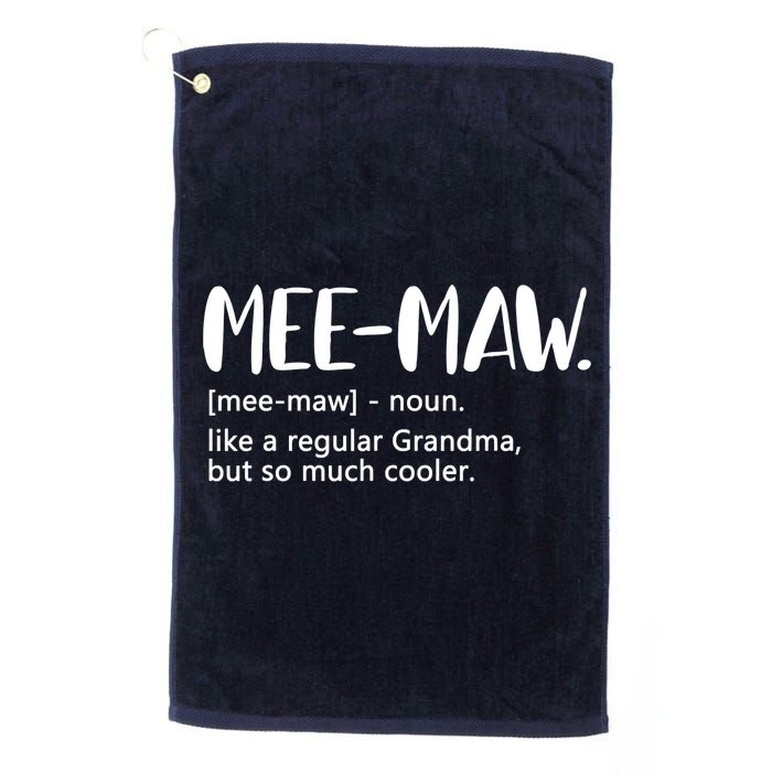 MeeMaw Like Regular Grandma But Cooler Mothers Day MeeMaw Golf Towel