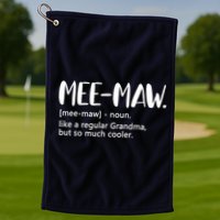 MeeMaw Like Regular Grandma But Cooler Mothers Day MeeMaw Golf Towel
