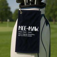 MeeMaw Like Regular Grandma But Cooler Mothers Day MeeMaw Golf Towel
