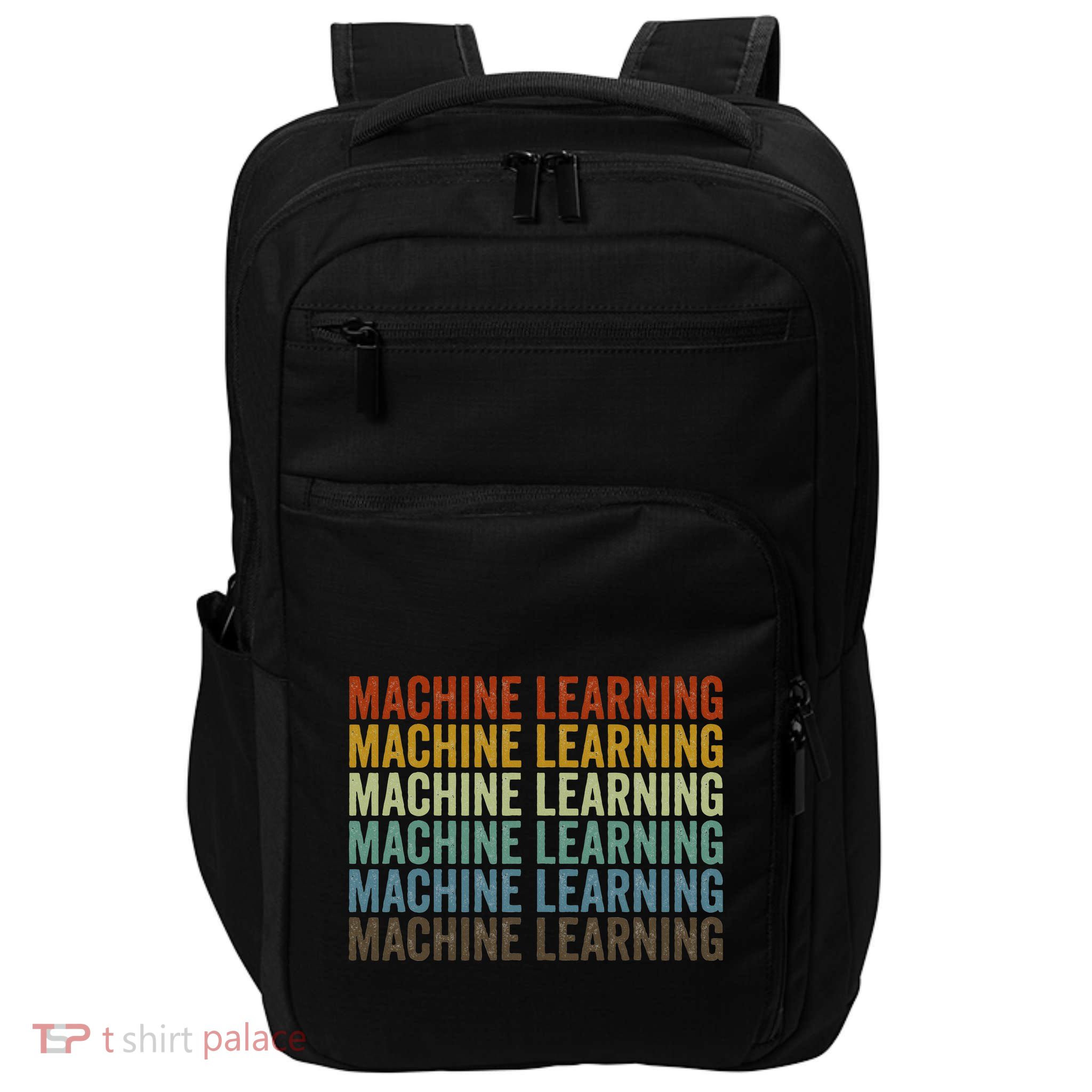 Machine Learning Retro Impact Tech Backpack