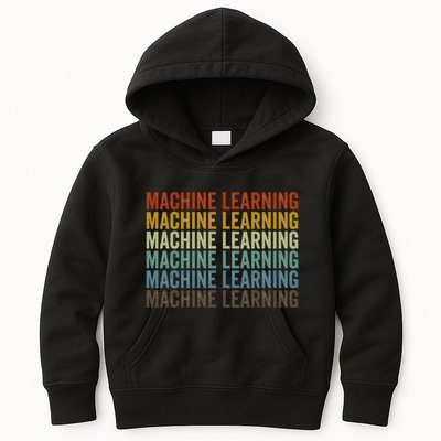 Machine Learning Retro Kids Hoodie