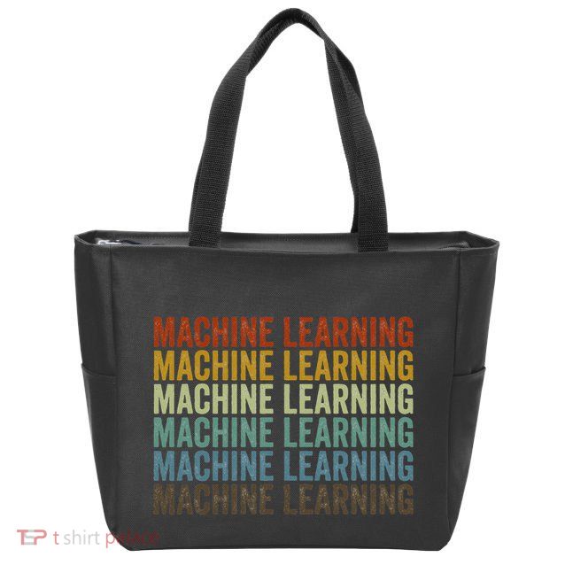 Machine Learning Retro Zip Tote Bag
