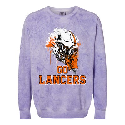 Manchester Lancers Rising Helmet Go! Colorblast Crewneck Sweatshirt