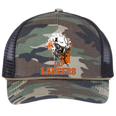 Manchester Lancers Rising Helmet Go! Retro Rope Trucker Hat Cap