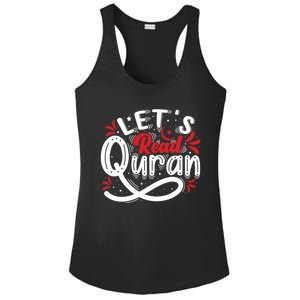 Muslim Lets Read Quran Islamic Quote Great Gift Ladies PosiCharge Competitor Racerback Tank