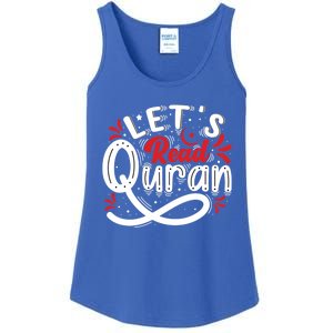 Muslim Lets Read Quran Islamic Quote Great Gift Ladies Essential Tank