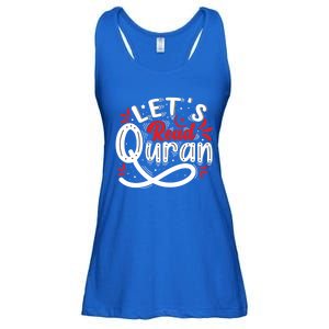 Muslim Lets Read Quran Islamic Quote Great Gift Ladies Essential Flowy Tank