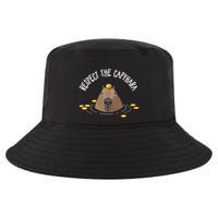 Meme Lover Respect Capybara Cool Comfort Performance Bucket Hat