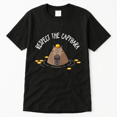 Meme Lover Respect Capybara Tall T-Shirt
