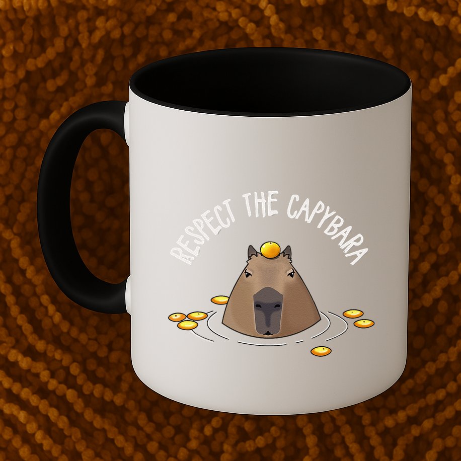 Meme Lover Respect Capybara Mug