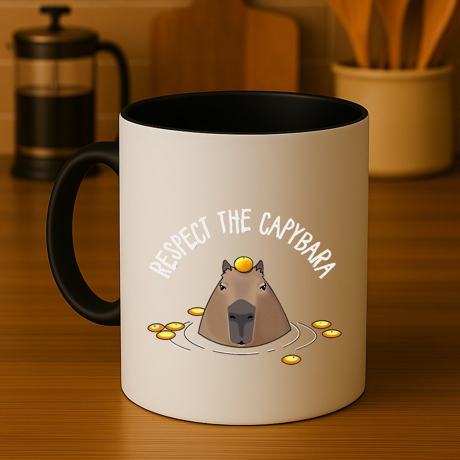 Meme Lover Respect Capybara Mug