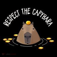 Meme Lover Respect Capybara 16 in Basic Backpack