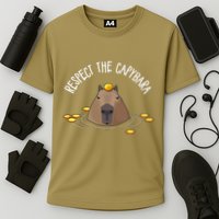 Meme Lover Respect Capybara Performance Shirt