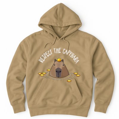 Meme Lover Respect Capybara Hoodie