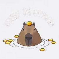 Meme Lover Respect Capybara Garment-Dyed Sweatshirt