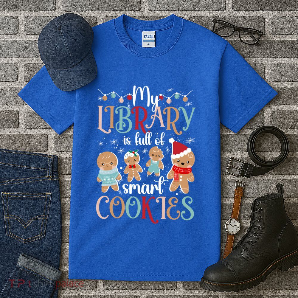 My Library School Librarian Christmas Librarian Xmas Party Cute Gift Tall T-Shirt