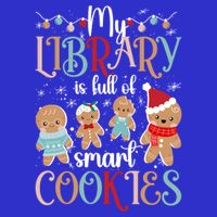 My Library School Librarian Christmas Librarian Xmas Party Cute Gift 16 in Basic Backpack