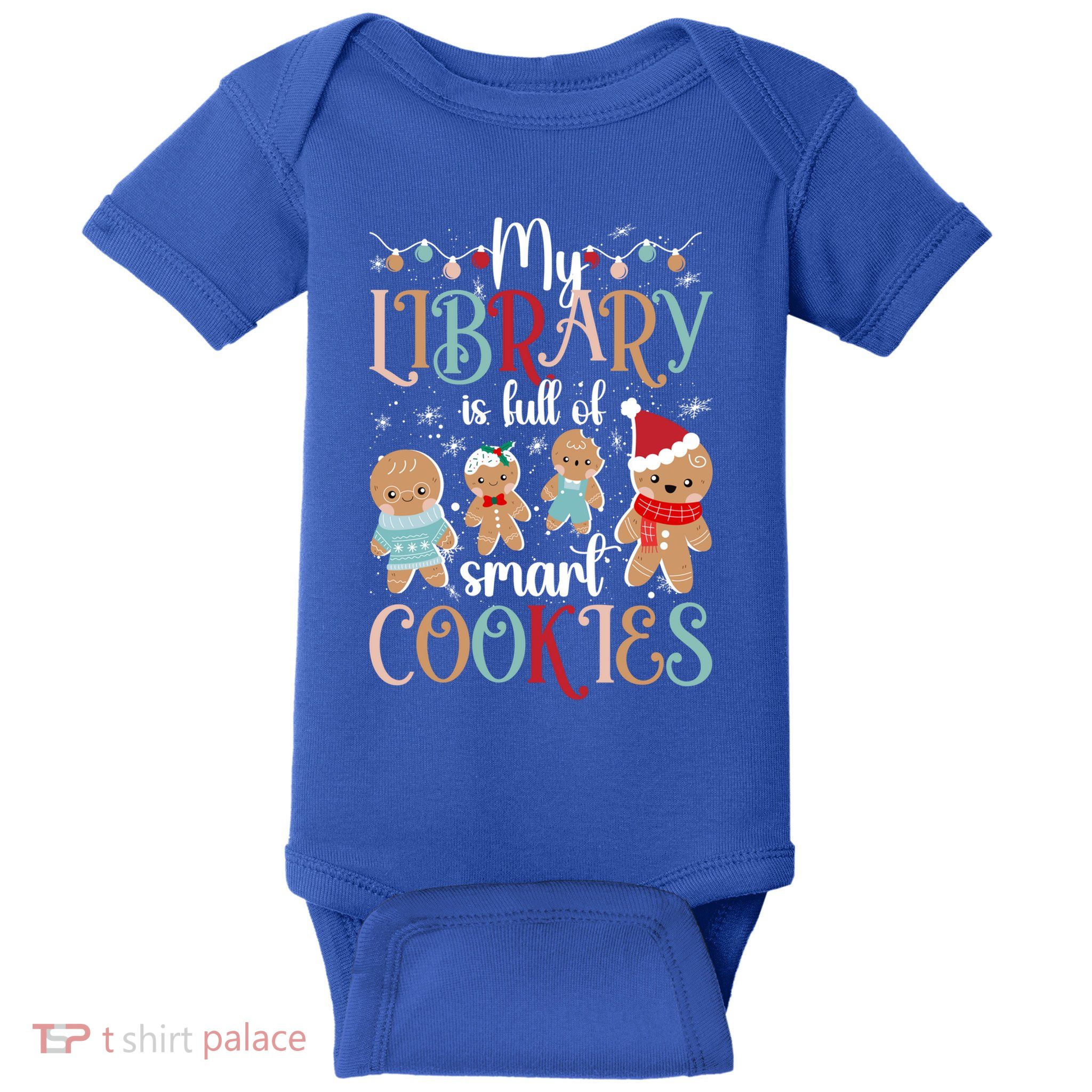 My Library School Librarian Christmas Librarian Xmas Party Cute Gift Baby Bodysuit