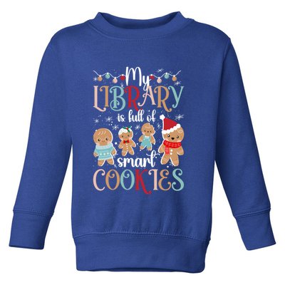 My Library School Librarian Christmas Librarian Xmas Party Cute Gift Toddler Sweatshirt