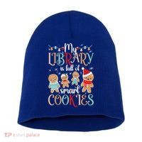 My Library School Librarian Christmas Librarian Xmas Party Cute Gift Short Acrylic Beanie