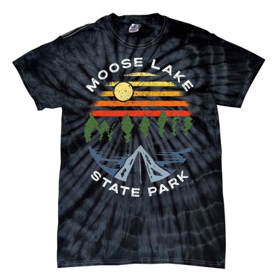 Moose Lake State Park Minnesota Camping Mn Souvenir Tie-Dye T-Shirt