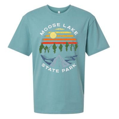 Moose Lake State Park Minnesota Camping Mn Souvenir Sueded Cloud Jersey T-Shirt