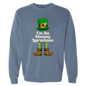 Mommy Leprechaun St Patricks Day Mom Grandma Aunt Cool Gift Garment-Dyed Sweatshirt