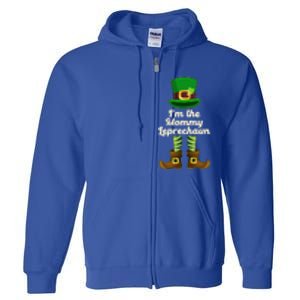 Mommy Leprechaun St Patricks Day Mom Grandma Aunt Cool Gift Full Zip Hoodie