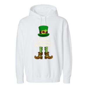 Mommy Leprechaun St Patricks Day Mom Grandma Aunt Cool Gift Garment-Dyed Fleece Hoodie