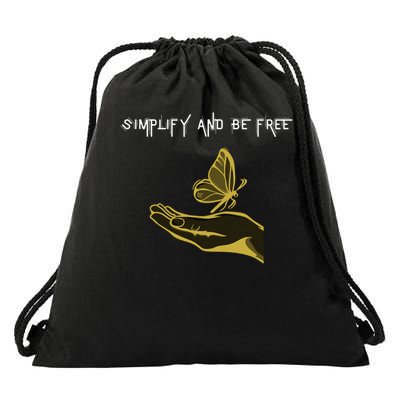 Minimalist Living: Simplify And Be Free Gift Drawstring Bag