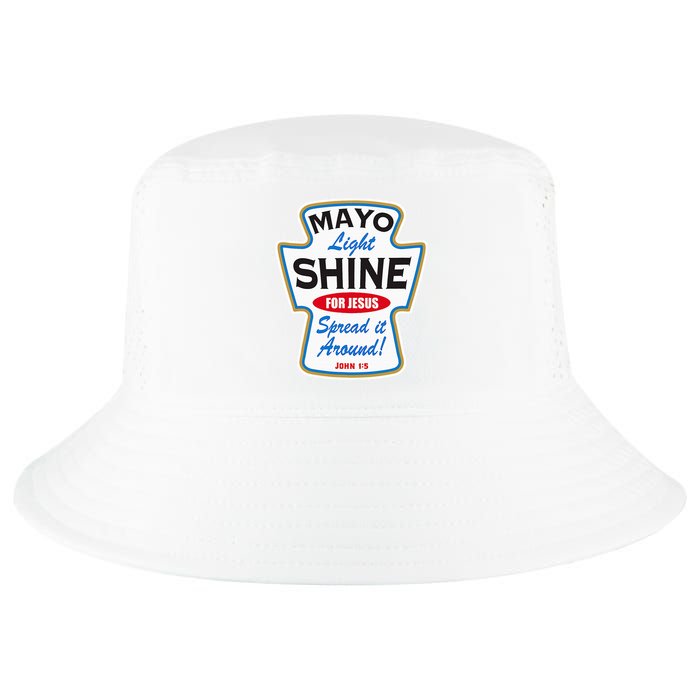 Mayo Light Shine Funny Christian Cool Comfort Performance Bucket Hat