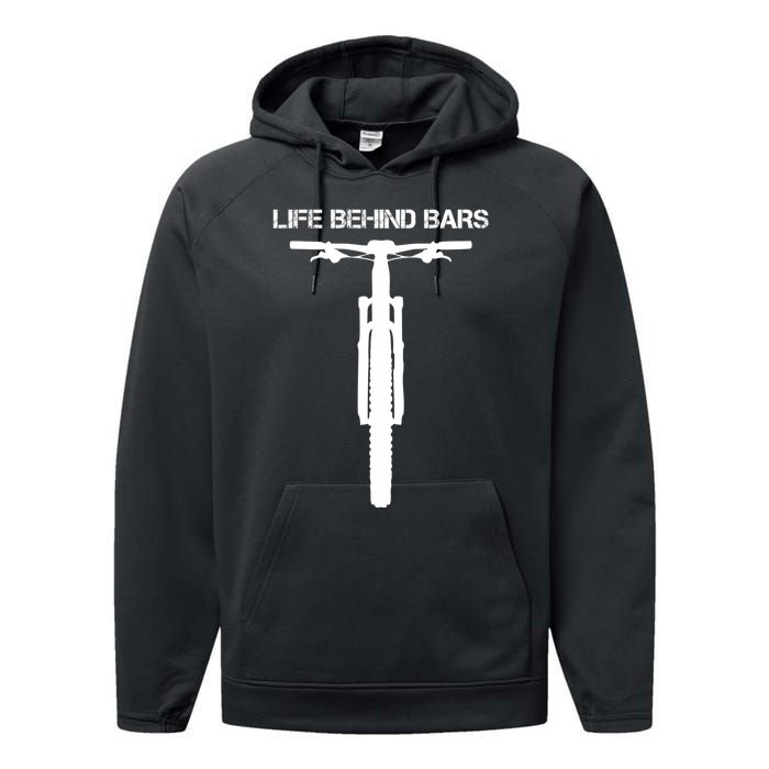 MTB Long Sleeve - Funny Mountain Bike Shirt Performance Fleece Hoodie