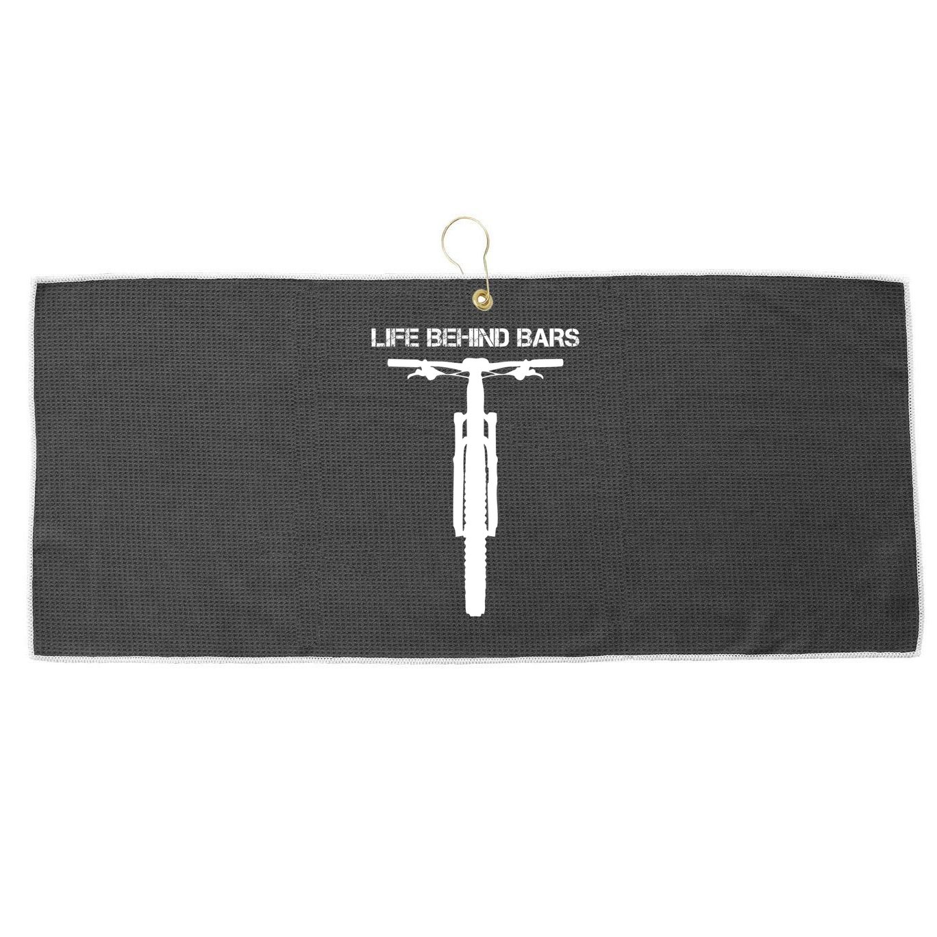 MTB Long Sleeve - Funny Mountain Bike Shirt Large Microfiber Waffle Golf Towel