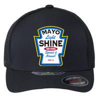 Mayo Light Shine Funny Christian Parody Flexfit Unipanel Trucker Cap